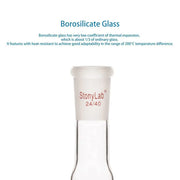 Side view and dimensional layout of the durable StonyLab Straight Drying Tube