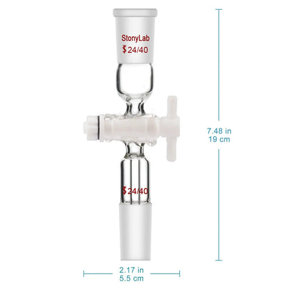 Straight Flow Control Adapter Adapters - Flow Control / Vacuum 24-40