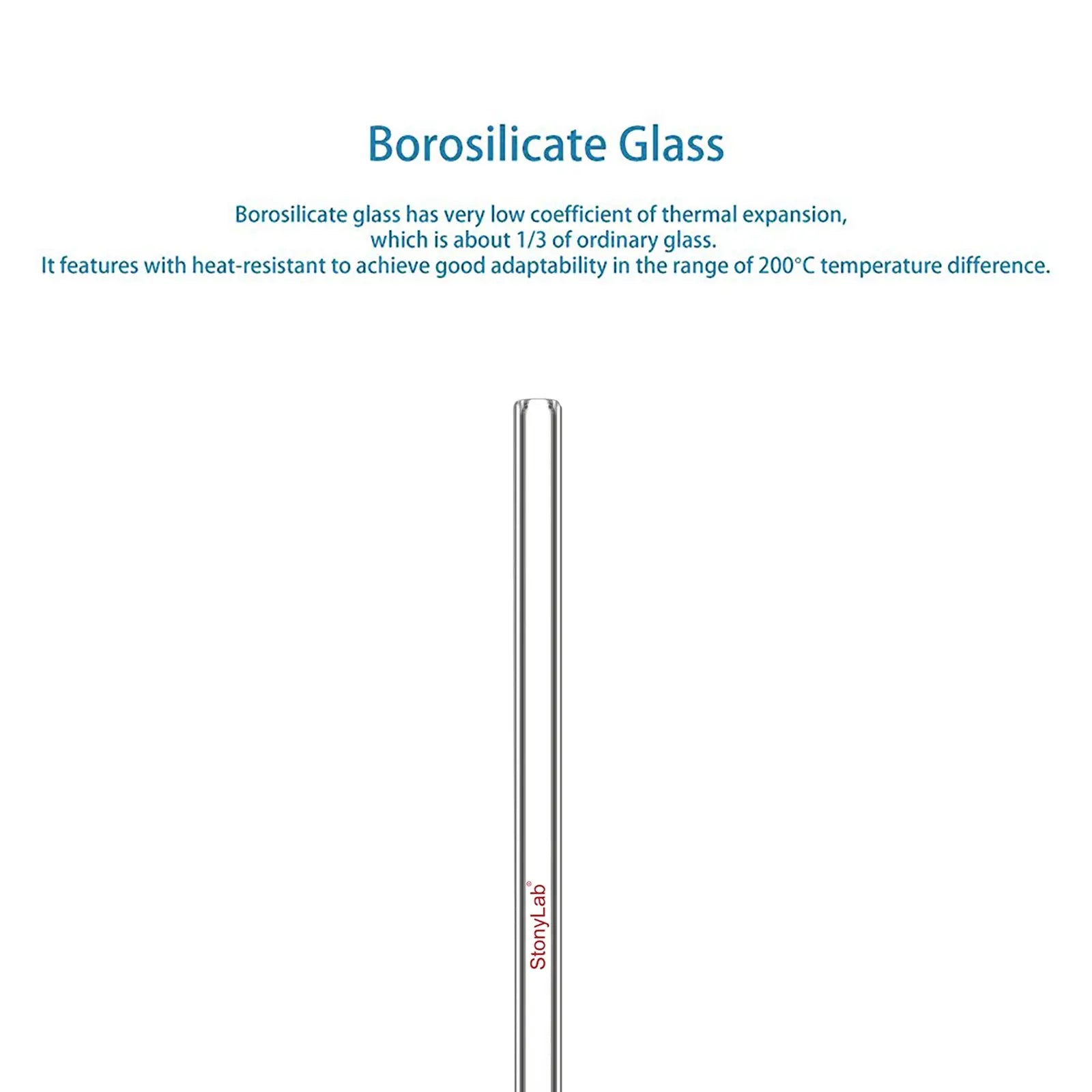 Detailed structural assembly component for StonyLab Straight Gas Dispersion Tube