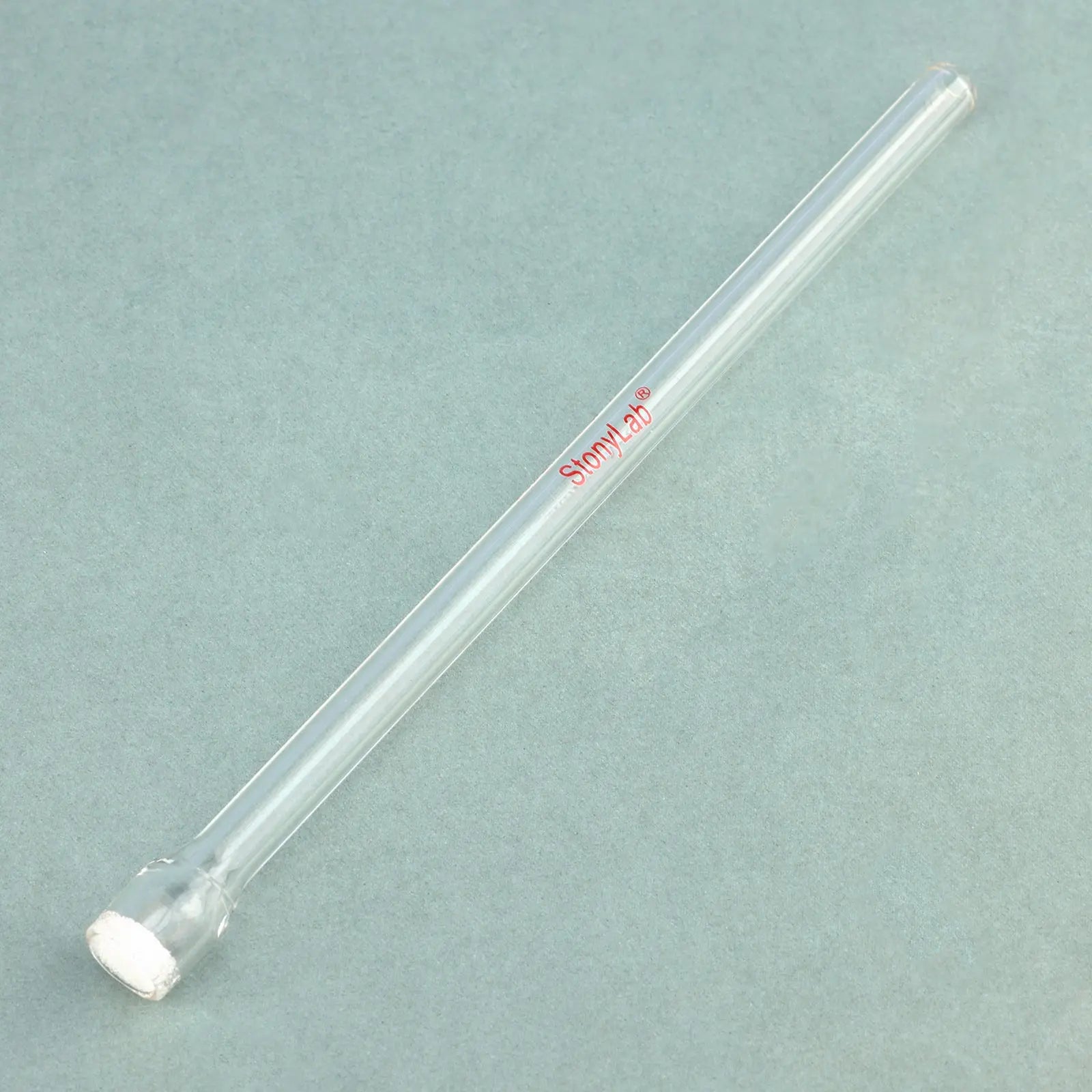 Alternative angle showing underlying build quality of StonyLab Straight Gas Dispersion Tube