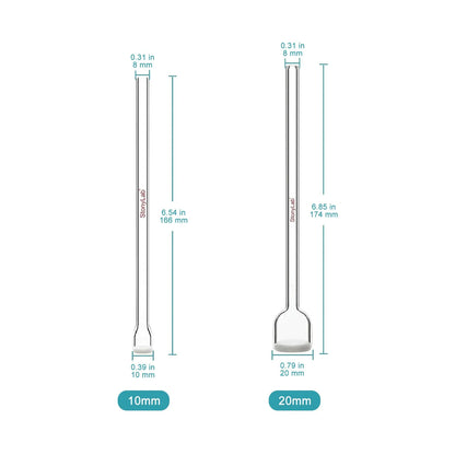 Straight Gas Dispersion Tube, G2 Sand Core Adapters-Inlets/Thermometer