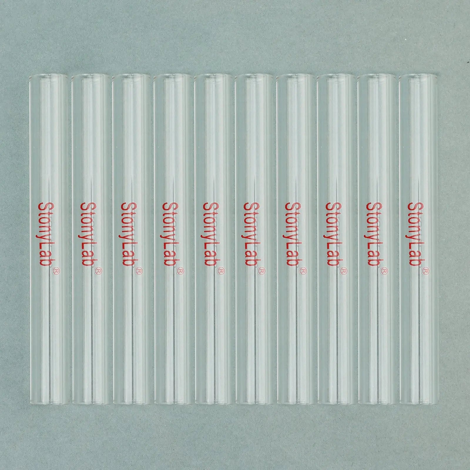 Straight Glass Tube, 10 Pack, 100-150mm Length Tubes & Vials