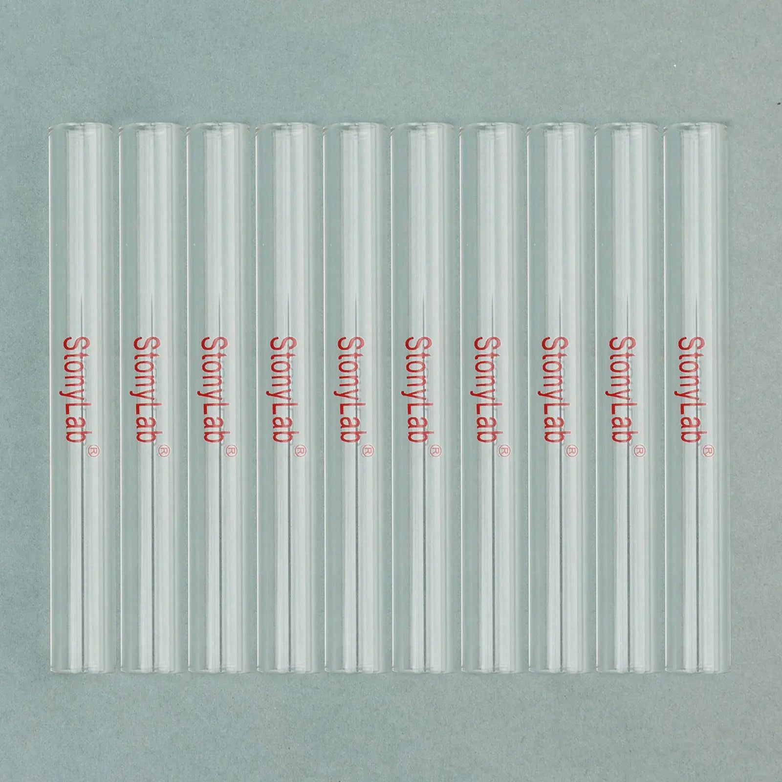 Alternative angle showing underlying build quality of StonyLab Straight Glass Tube