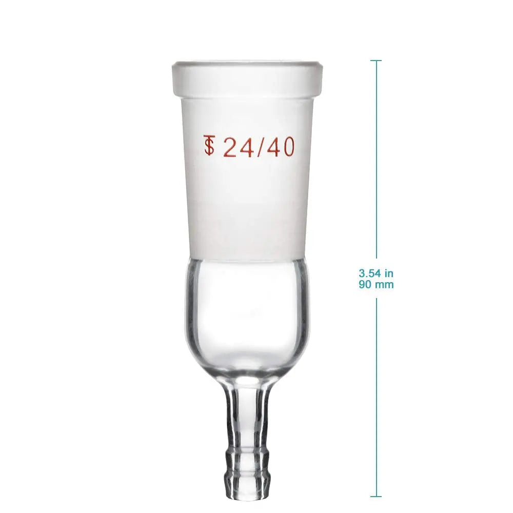 Straight Inlet Adapter Glass Straight Inlet Adapter, Borosilicate Glass Adapter - StonyLab