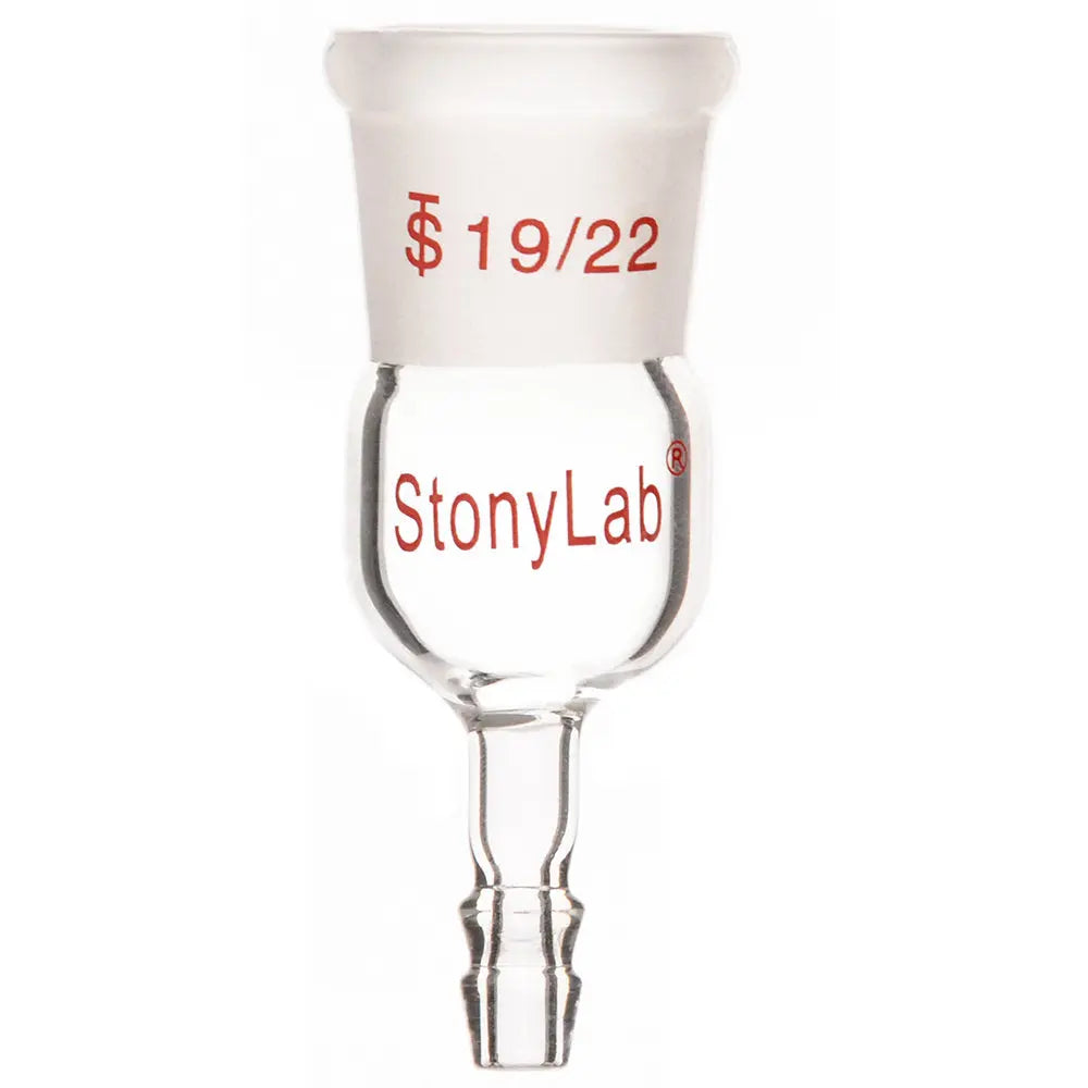 Straight Inlet Adapter with Hose Connection - StonyLab Adapters - Inlets / Thermometer 19-22