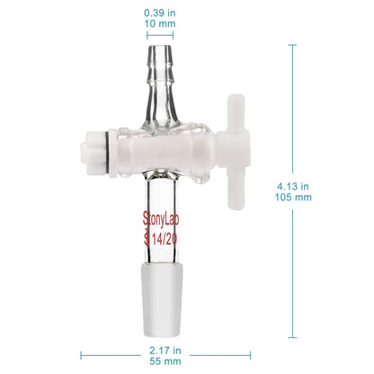 Straight Vacuum Flow Control Adapter Adapters - Flow Control / Vacuum