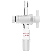 Alternative angle showing underlying build quality of StonyLab Straight Vacuum Flow Control Adapter