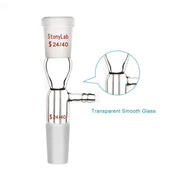 StonyLab Straight Vacuum Take-Off Adapter heavy duty chemical processing configuration