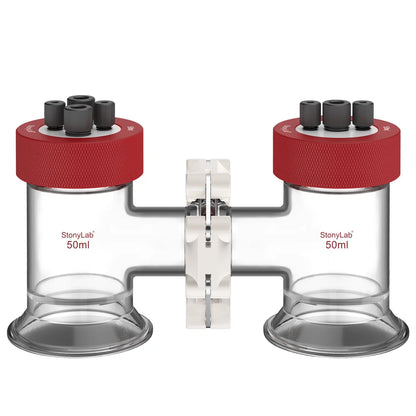 Super-Sealed H-Type Electrolytic Cells, 50-100 ml Electrolyzer-H-Type