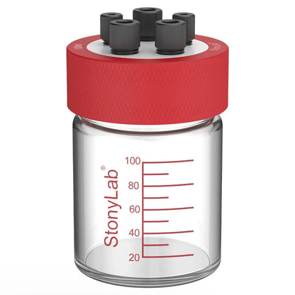 Super-Sealed Single Electrolytic Cell [50-100 ml] Single-Chamber Reactor 100-ml