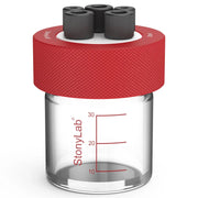 Comprehensive product view and setup components for StonyLab Super-Sealed Single Electrolytic Cell [30-500 ml]
