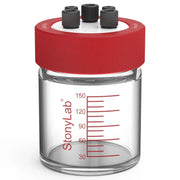 Comprehensive product view and setup components for StonyLab Super-Sealed Single Electrolytic Cell [30-500 ml]