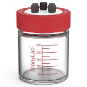 Comprehensive product view and setup components for StonyLab Super-Sealed Single Electrolytic Cell [30-500 ml]