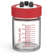 Comprehensive product view and setup components for StonyLab Super-Sealed Single Electrolytic Cell [30-500 ml]