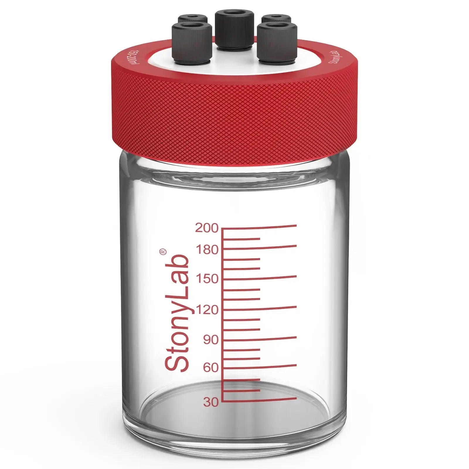 Comprehensive product view and setup components for StonyLab Super-Sealed Single Electrolytic Cell [30-500 ml]
