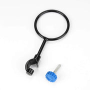 Side view and dimensional layout of the durable StonyLab Support Retort Ring Set