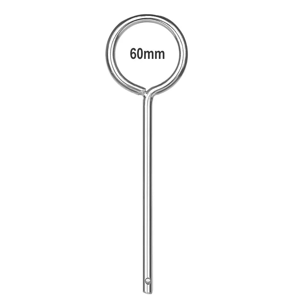 Close-up view showing the precise design and material of StonyLab Chrome-Plated Support Retort Ring