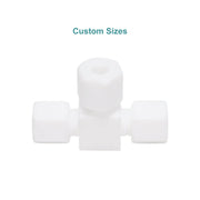 Alternative angle showing underlying build quality of StonyLab Swagelok PTFE Electrochemical Cell