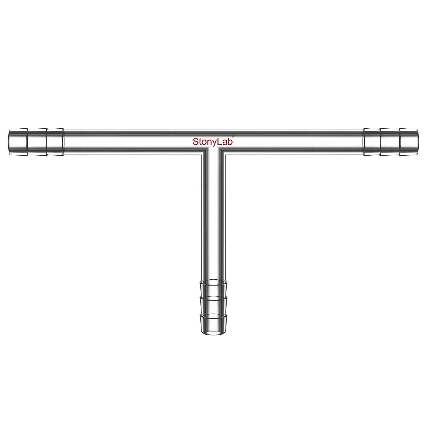 T-Shaped 3-Way Gas Circulation Connection Adapter