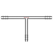 StonyLab T-Shaped 3-Way Gas Circulation Connection Adapter for professional laboratory applications