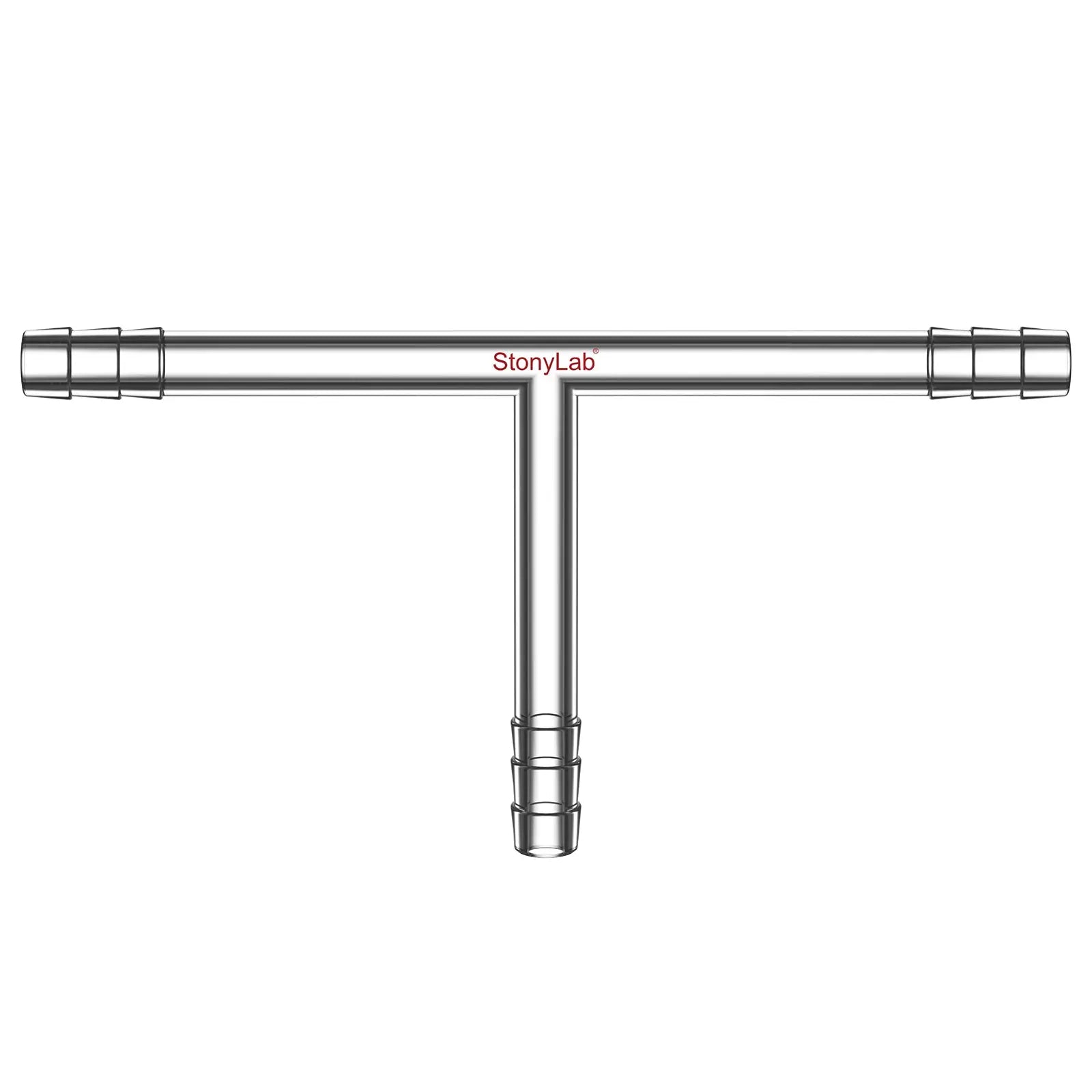 StonyLab T-Shaped 3-Way Gas Circulation Connection Adapter for professional laboratory applications