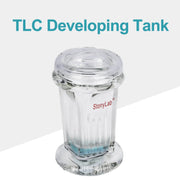 Side view and dimensional layout of the durable StonyLab Small TLC Developing Tank