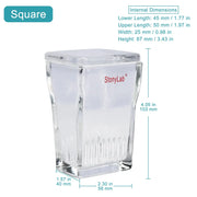 Close-up view showing the precise design and material of StonyLab Small TLC Developing Tank