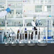 Comprehensive product view and setup components for StonyLab Tall Glass Beaker Set