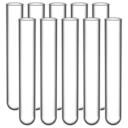 Test Tubes, Round Bottom, OD 12-30 mm, 75-165 mm Length Tube-Test