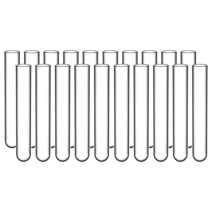 Test Tubes, Round Bottom, OD 12-30 mm, 75-165 mm Length Tube-Test