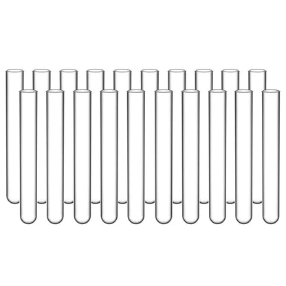 Test Tubes, Round Bottom, OD 12-30 mm, 75-165 mm Length Tube-Test