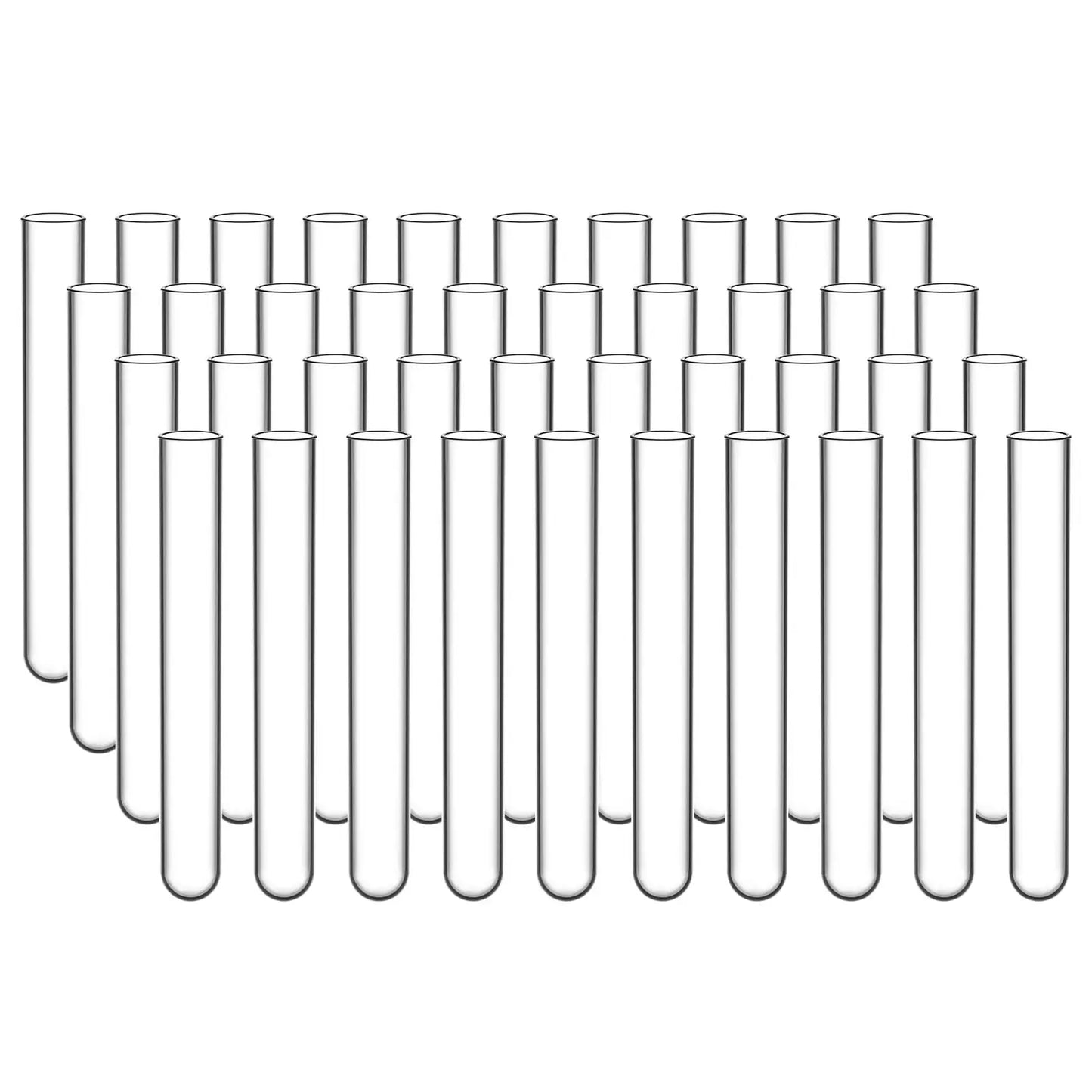 Test Tubes, Round Bottom, OD 12-30 mm, 75-165 mm Length Tube-Test