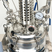 30 L jacketed 316L stainless steel reactor with mechanical stirrer and shell-and-tube condenser for laboratory chemical synthesis StonyLab