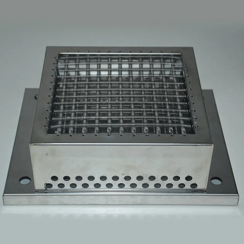 Side view and dimensional layout of the durable StonyLab Thermostatic Air Bath Shaker