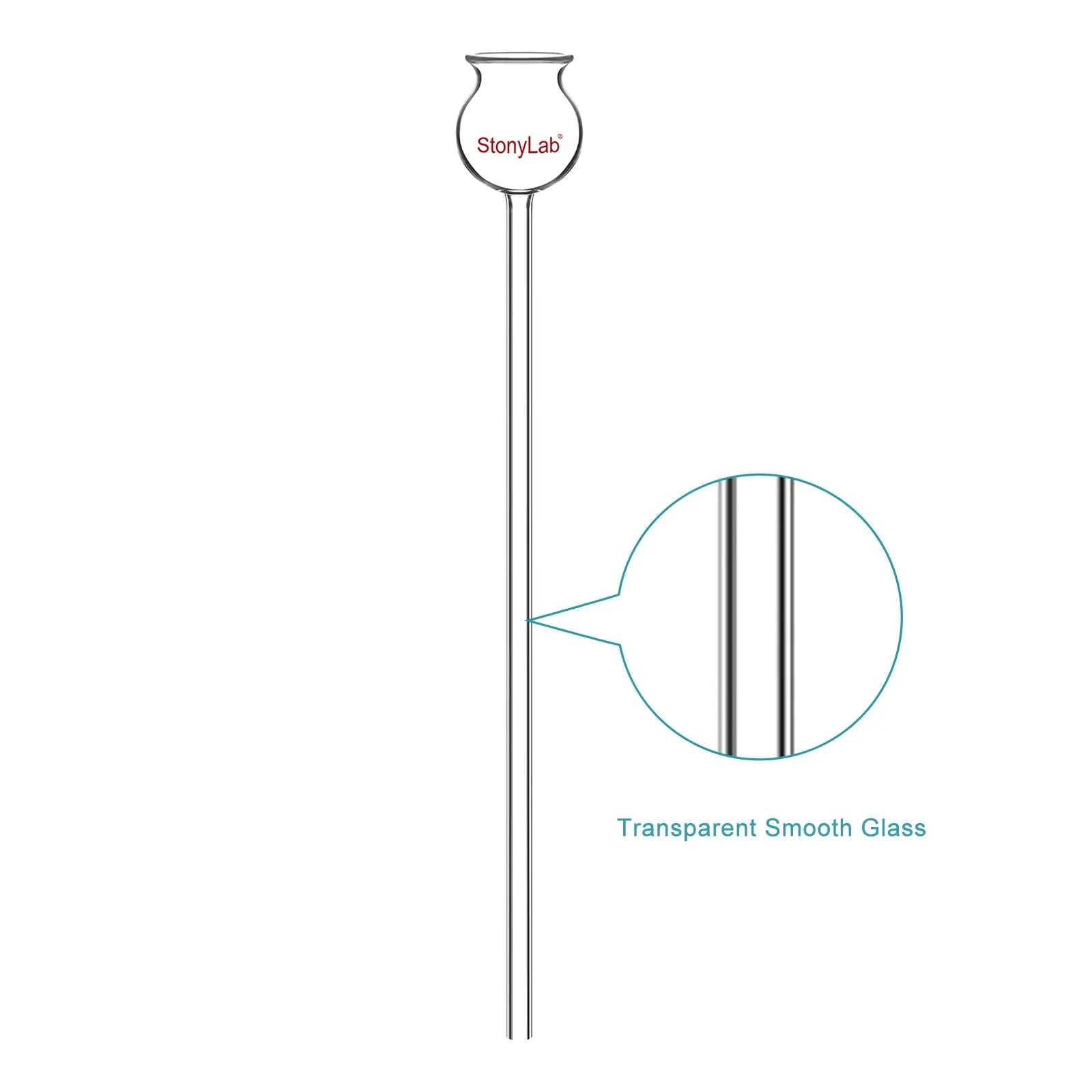 Side view and dimensional layout of the durable StonyLab Thistle Funnel