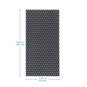 Close-up view showing the precise design and material of StonyLab Tin Antimony Coated Titanium Mesh Anode (Sn:Sb = 9:1)