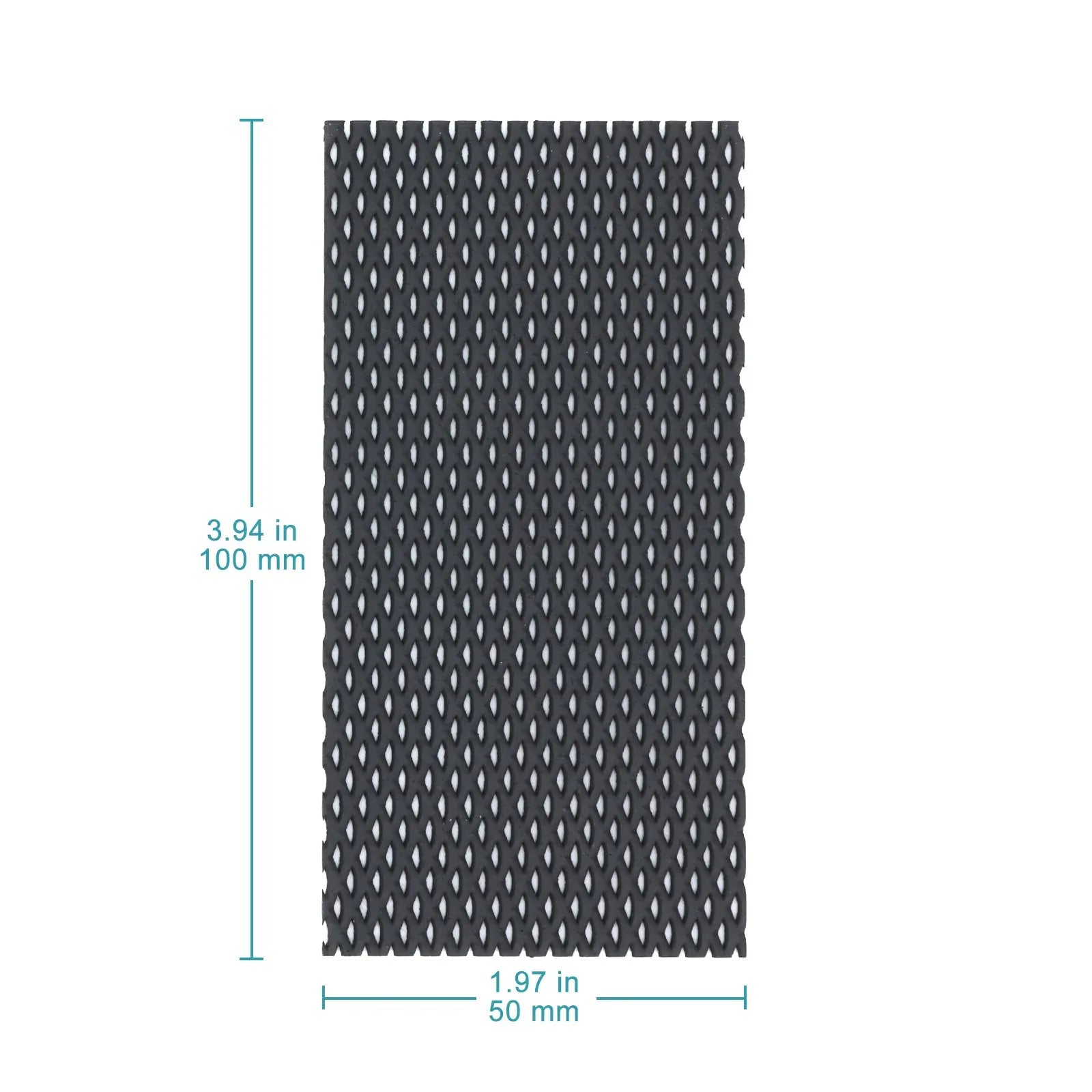 Tin Antimony Coated Titanium Mesh Anode (Sn:Sb = 9:1), SnO2-Sb2O3 Nano-Coated, for Wastewater Treatment, 50 x 100 x 1 mm