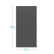 Tin Antimony Coated Titanium Mesh/Sheet Anode (Sn:Sb = 9:1), SnO₂-Sb₂O₃ Nano-Coated, for Wastewater Treatment, 50 x 100 x 1 mm Sn-Sb-Ti