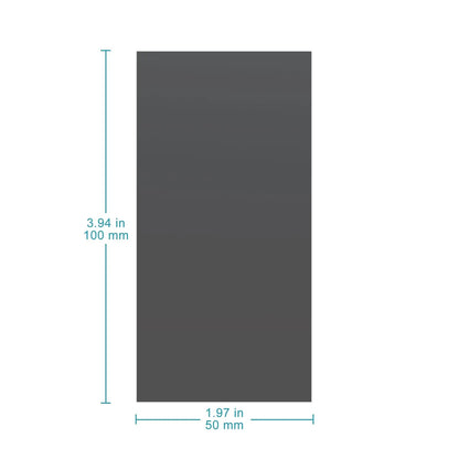 Tin Antimony Coated Titanium Mesh/Sheet Anode (Sn:Sb = 9:1), SnO₂-Sb₂O₃ Nano-Coated, for Wastewater Treatment, 50 x 100 x 1 mm Sn-Sb-Ti
