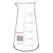 Comprehensive product view and setup components for StonyLab Triangular Beaker with Spout [125-500 ml]