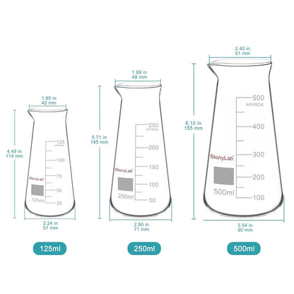 Triangular Beaker with Spout [125-500 ml] Beaker-Glass
