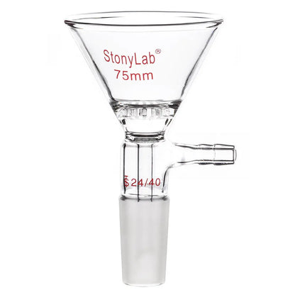 Triangular Filtration Funnel, 14/20 24/40 Joint Funnels-Glass Funnels 24/40 / 75 mm (2.95 in)