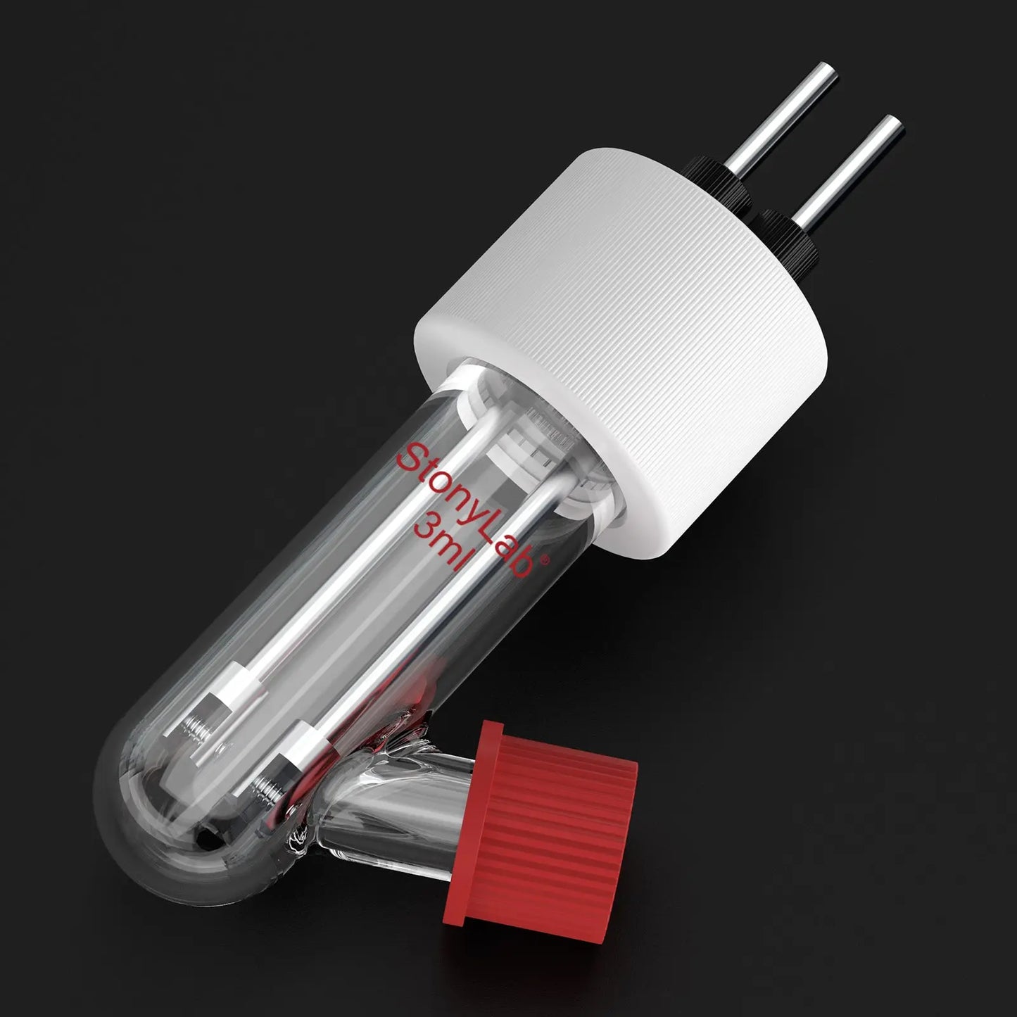 Type II Sealed Tubular Electrolytic Cell, 3-5 ml Electrolyzer-Single Chamber