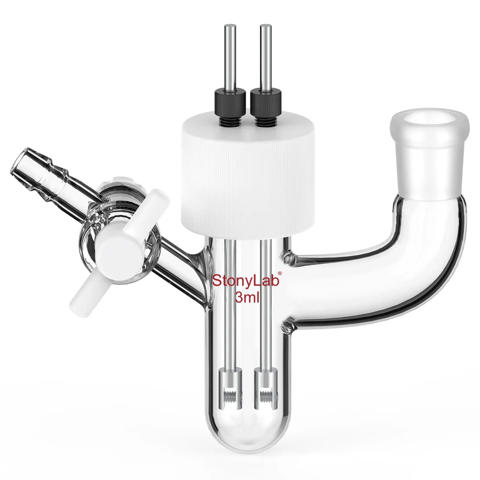 Comprehensive product view and setup components for StonyLab Type IV Sealed Tubular Electrolytic Cell