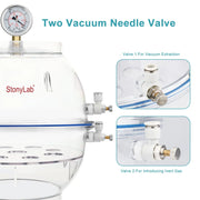 Detailed structural assembly component for StonyLab PC Vacuum Desiccator