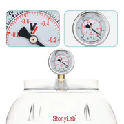 Alternative angle showing underlying build quality of StonyLab PC Vacuum Desiccator