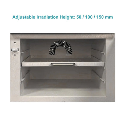 UV LED Curing Chamber with 5 inch Touch Screen, 800 W, 365/395/405 nm, 200 x 200 mm Curing Area