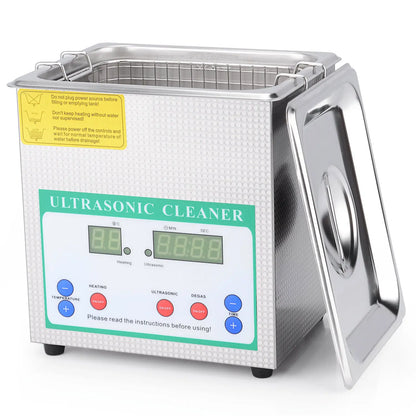 Ultrasonic Cleaner with Digital Display Timer and Heat Control Ultrasonic Cleaners