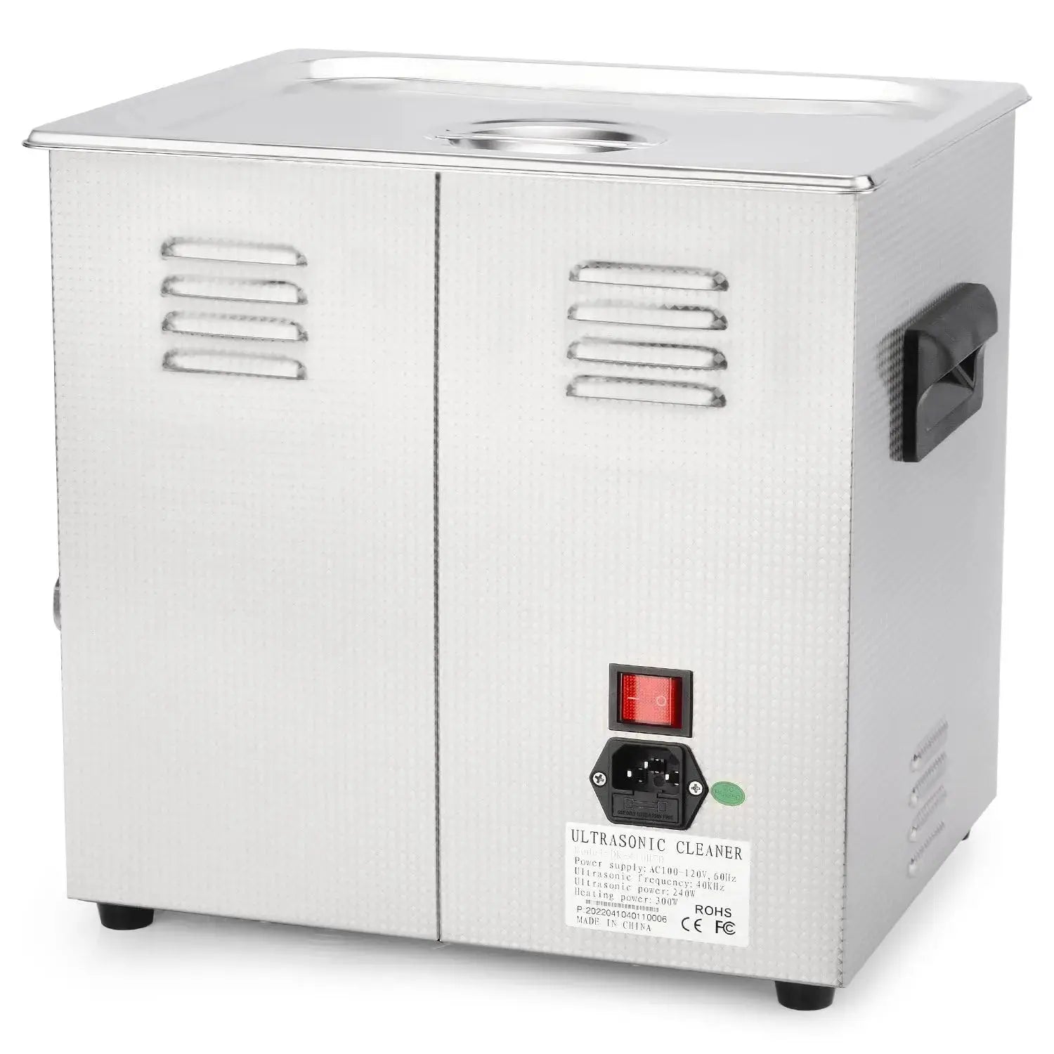 Comprehensive product view and setup components for StonyLab Ultrasonic Cleaner