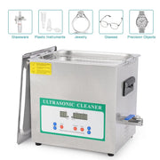 Comprehensive product view and setup components for StonyLab Ultrasonic Cleaner